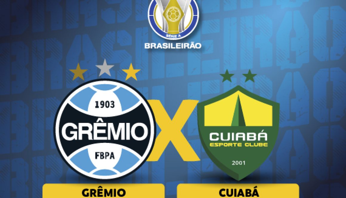 Vendas para Grêmio x Cuiabá iniciam nesta terça-feira (16)
