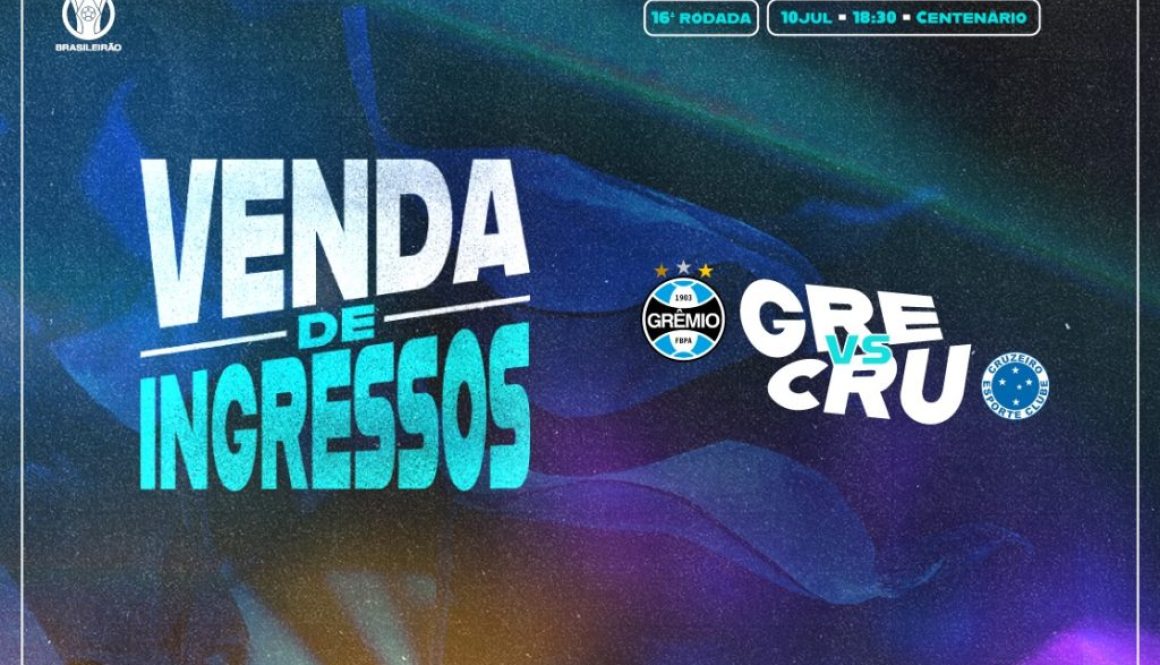 Ingressos com preços promocionais para Grêmio x Cruzeiro em Caxias do Sul Ingressos com preços promocionais para Grêmio x Cruzeiro em Caxias do Sul
