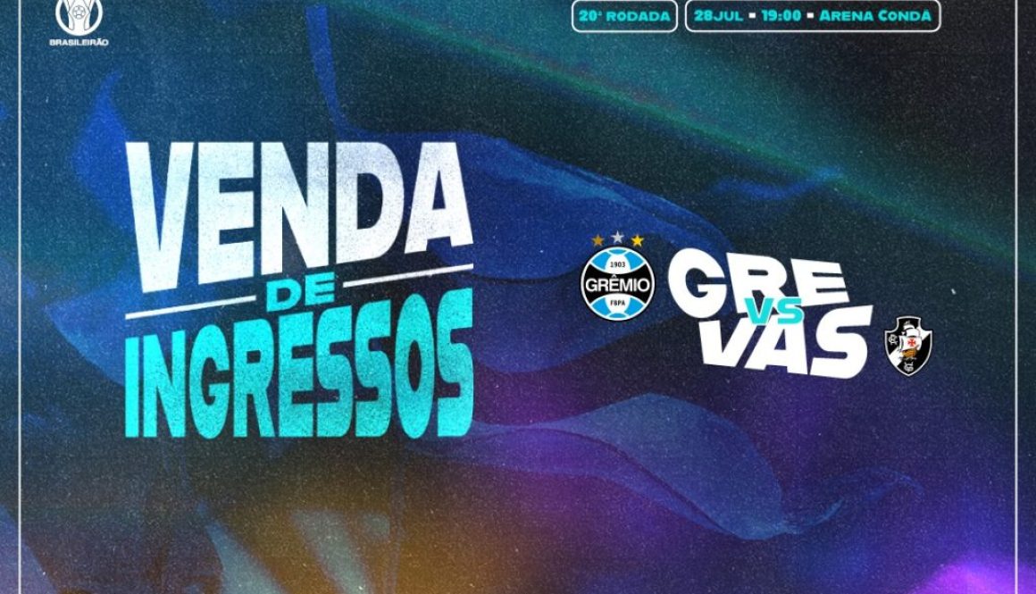 Venda de ingressos para Grêmio x Vasco na Arena Condá começa nesta quinta-feira Venda de ingressos para Grêmio x Vasco na Arena Condá começa nesta quinta-feira