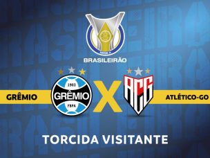 Ingressos para o setor visitante, para partida entre Grêmio x Atlético GO, no dia 26 de outubro, estarão disponíveis nesta quinta-feira